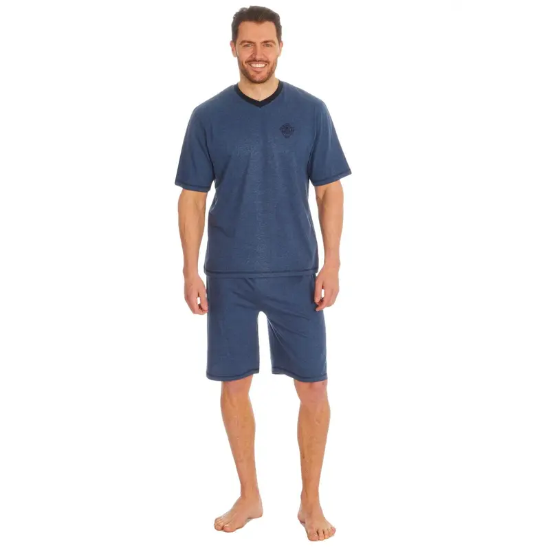 GM Apparel Mens Lounge Short Sleepwear T-Shirt Top Set Shorts PJs Full Set - RANDOM PICKED Loungewear Menswear 2