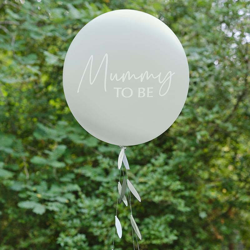Large Mummy to be Baby Shower Balloon, Botanical Baby Shower Decorations, Neutral Baby Shower Decor, Gender Reveal Balloon, New Baby Party 0