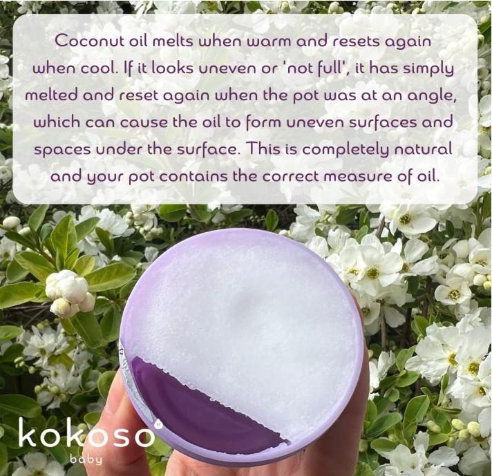 Kokoso Baby Organic Coconut Oil - Moisturising 100% Natural Baby Oil for Baby Massage, Dry, Sensitive and Normal Baby Skin - 200ml 2