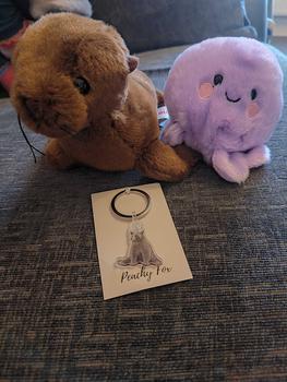 Product Review of Peachy Fox Designs Keyrings from L**e 0