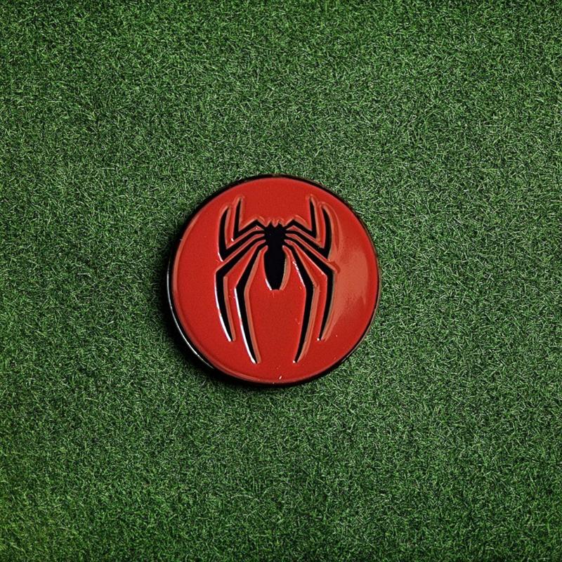 Golf Ball Marker & Hat Clip Set - Spider-Man & Hulk | Complete in Gift Tin 4
