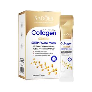 Active Protein Technology Sleep Facial Mask for Skin Repair - 10 Times Collagen Content - Comfort