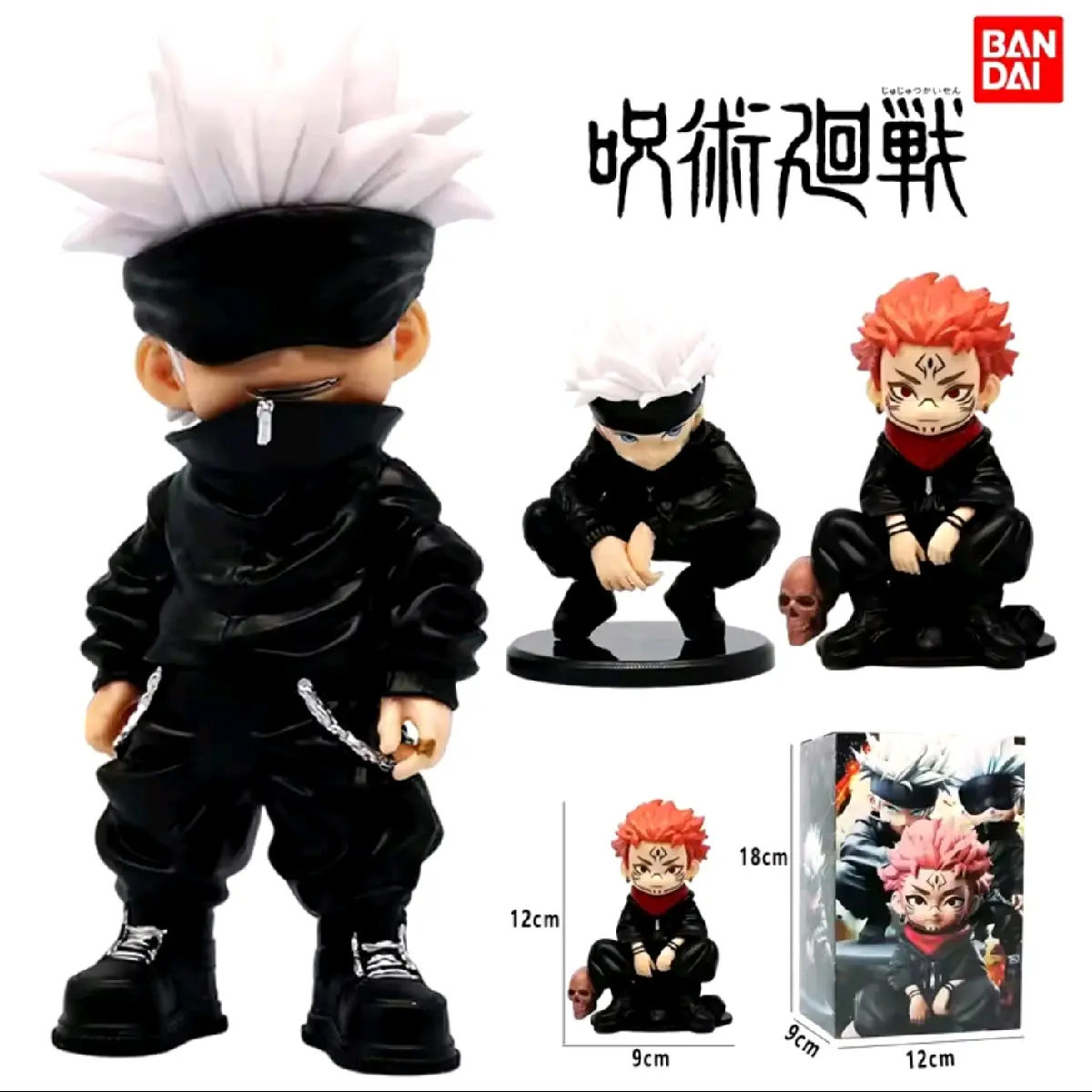 Jujutsu Kaisen Anime Figure 3 Style Satoru Gojo Figure Lord of the Curse Sukuna Figurine Collection Statue