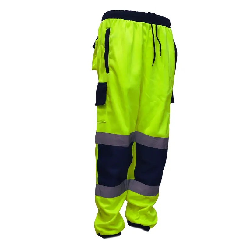 Fleece Jogger Trousers Casual Sweatpants with Elastic Waistband for Comfort 4