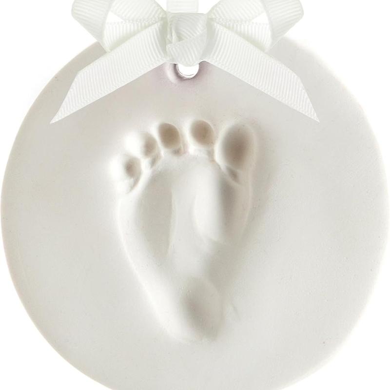 Babyprints Baby Handprint or Footprint No Bake Keepsake Ornament, Excellent Mothers Day, Christening or Baptism Gift, Gift For New Mum, 50020 4