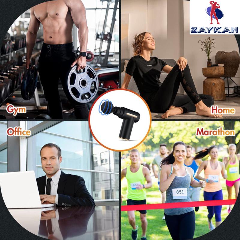 Massage Gun Deep Percussion Massager Muscle Vibration Relaxing Therapy Tissue UK 9