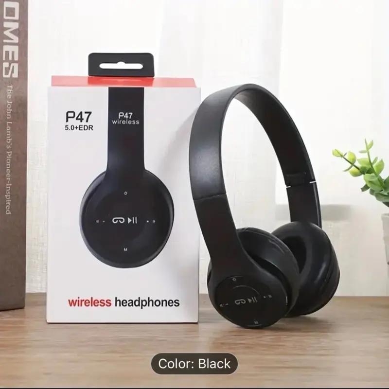 P47 High Quality Bluetooth Headphones - Audio and Electronic Devices Wireless Headset 4