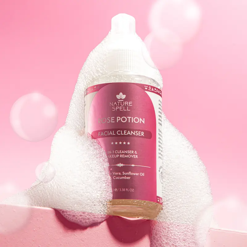 Nature Spell Rose Potion Aloe Vera Cleanser 100ml 0