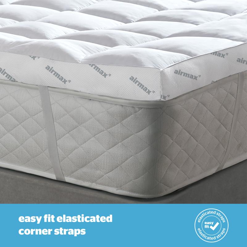 Silentnight Airmax 1000 Mattress Topper, Breathable and Fresh for a Comfortable Night's Sleep 3