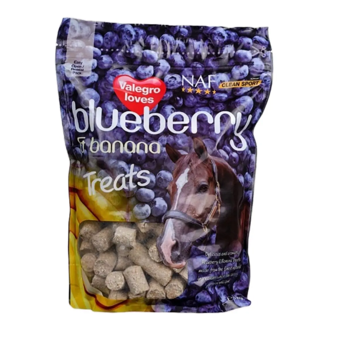 NAF Blueberry/Banana Treats 1kg Horse Treats