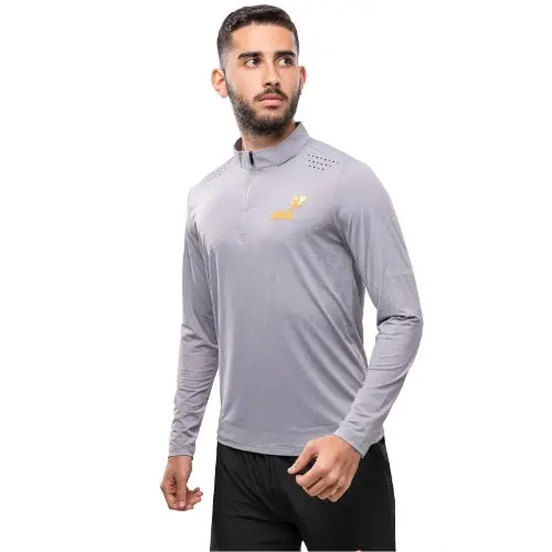 RISEN MEN LONG-SLEEVES - DARK GRAY Slim-fitting Long Sleeve Base Layer Compression Athletic Running Baseball, football Shirt Tights baby  tees 1
