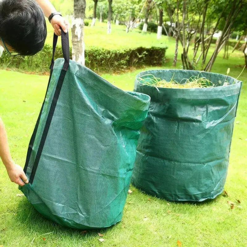 Essentials2Publik REUSABLE HEAVY DUTY GARDEN BAG WASTE RUBBISH GRASS SACK WATERPROOF LARGE 2 PCS 7