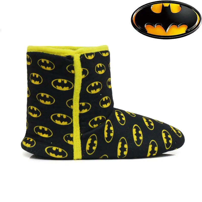 MENS BATMAN SLIPPERS NEW MENS BOYS NOVELTY WARM COMFORT FUR WINTER SHOES 3