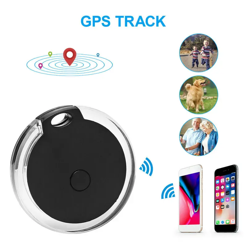 1PC Mini GPS Tracker Anti Lost Smart Alarm Bluetooth Locator for Kids Key Finder Device Phone 1