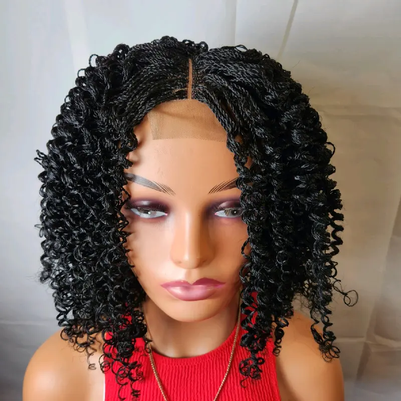 Davina twists on curls, black, 14 inches 5