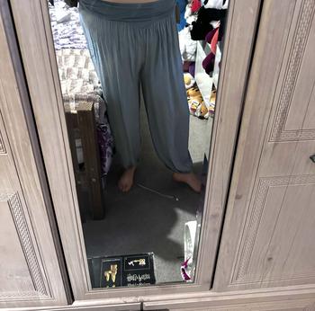 Product Review of LaDeDa Boutique Harriet Harem Plain Pants, One Size 10-18 With Elasticated Waistband, Summer Wear, Summer Daily Fashions, Women's Causal from L**u L**💜 0