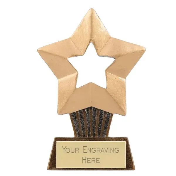 TrophiesPlusMedals Personalised Mini Star Trophy 10cm