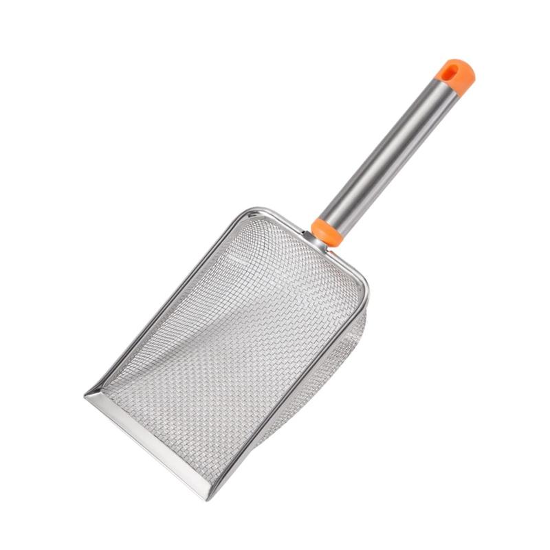 Product Introduction of NEW Stainless Steel Cat Litter Scoop with  Long Handle Kitten Sifter Sifter Litter Scooper  for Rabbits Pets Supplies Bunny 5