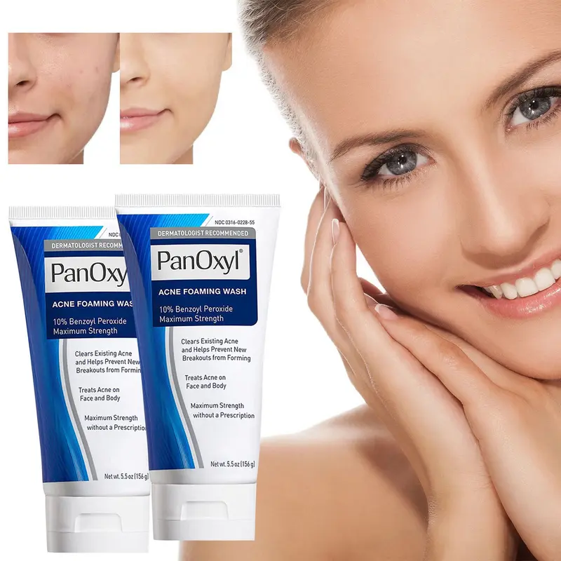 2pcs Cleansing Facial Cleanser Deep Cleansing Pore Oil Control Anti-Acne Facial Cleanser  Moisturizing Face Care Origina 2024 Skincare Daily 0