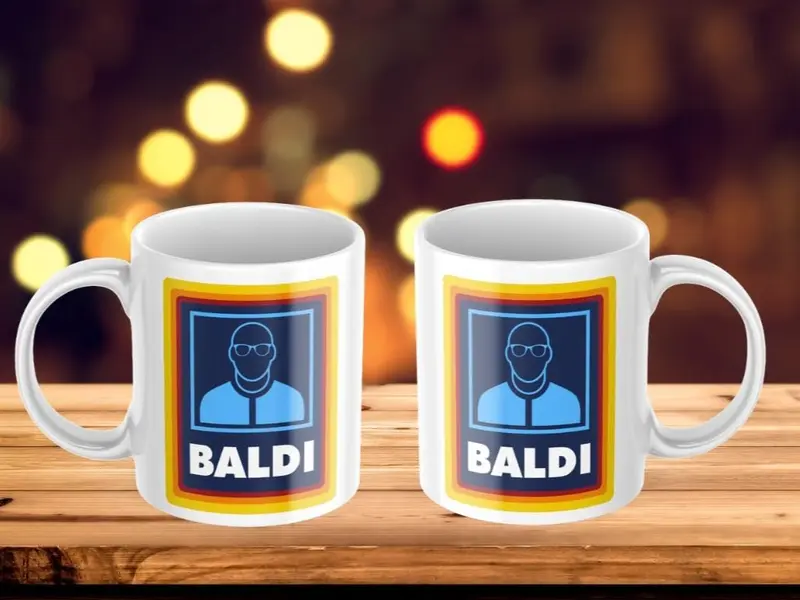 Baldi Gift Mug - Funny Novelty Present for Bald Men, Fathers Day, Grandad -Tumblers Cup Beverage Ceramic Washable Reusable Coffee mug travel  mug 6