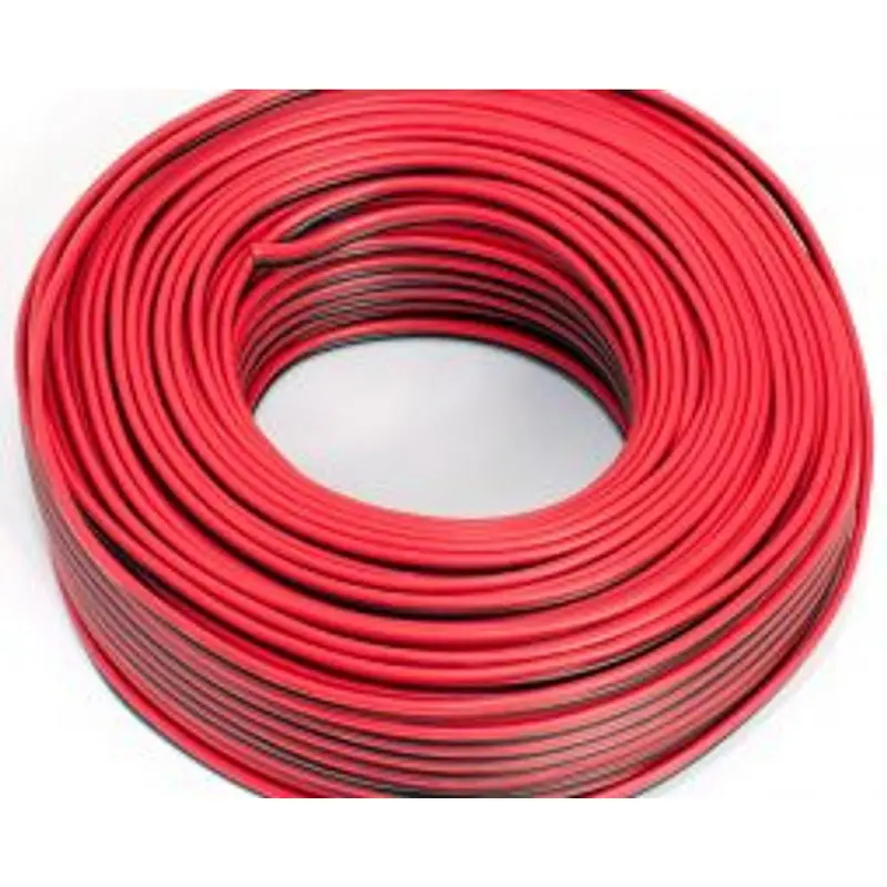 Speaker Cable Red/Black 2x 0.5mm Twin Loudspeaker Audio Wire Car Home Hifi 1