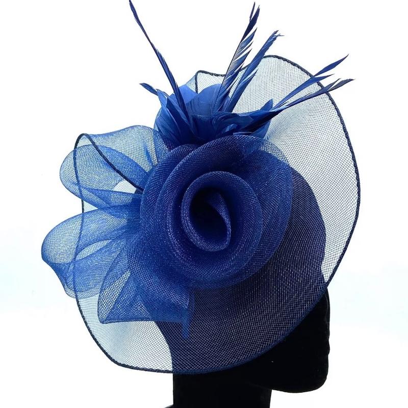 Feather Fascinator for Ladies - Includes Clip and Aliceband - Perfect for Royal Ascot, Races and Weddings 4