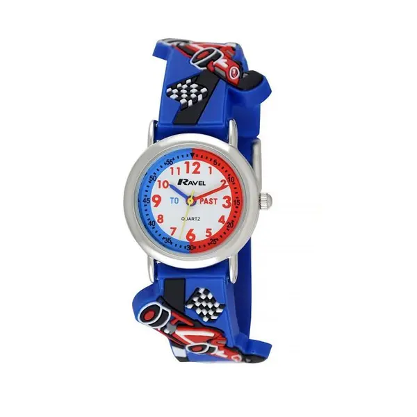 Ravel Kids Racing Car 3D Time Teacher Watch - Fun Learning & Style! 1