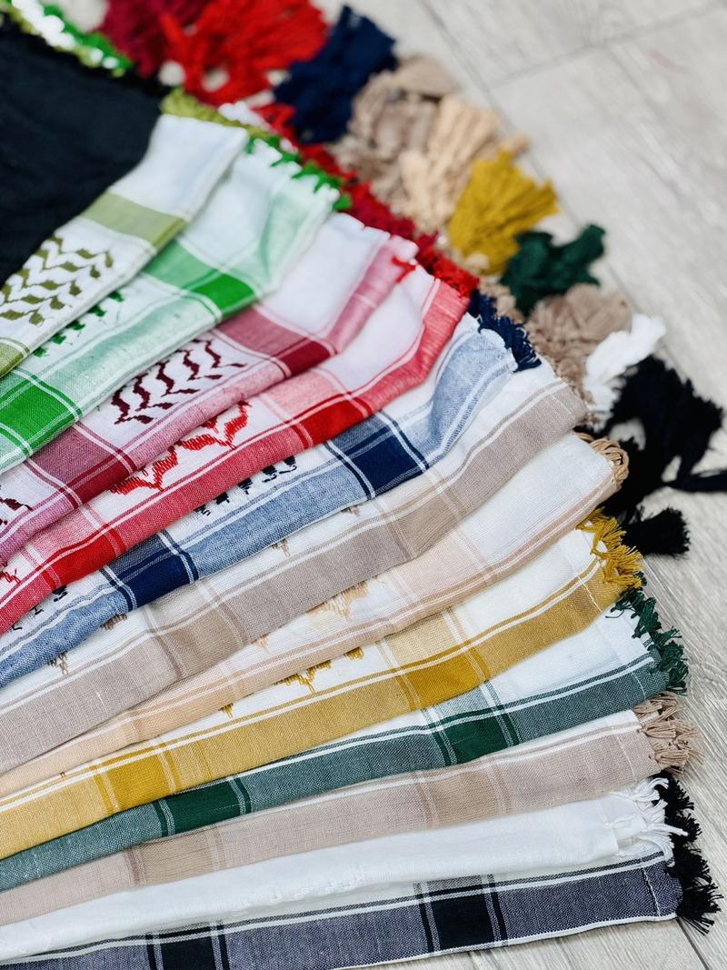 Product Introduction of Keffiyeh Arab Scarf Palestine Style Scarf Keffiyeh Head Neck Scarf Unisex scarfs 8