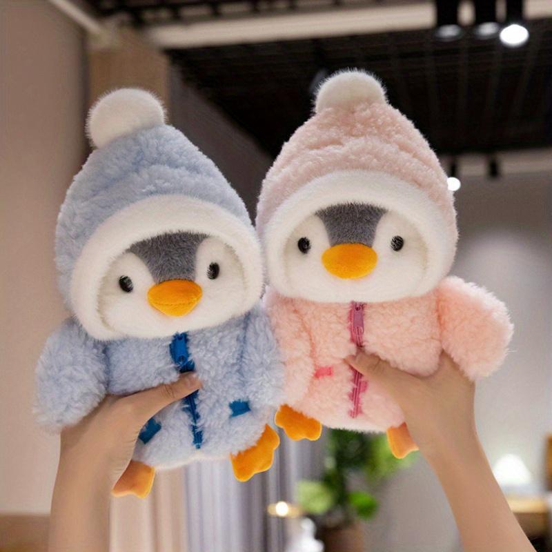 Cute Penguin Plush Toy with Soft PP Cotton, Cozy Animal Stuffed Doll in Winter Outfit for Toddlers & Infants 0-3 Years Old – Ideal Gift for Christmas and Halloween 7