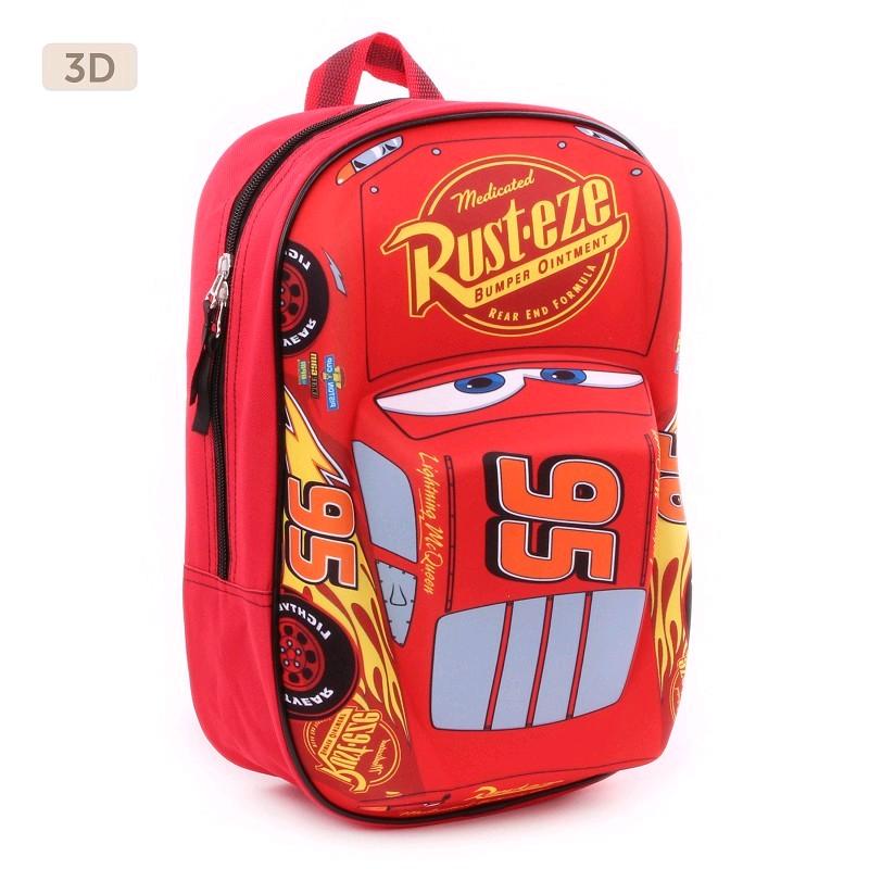 Lightning McQueen 3D Backpack for Boys - Kids Rucksack Car, Perfect for School and Travel 1