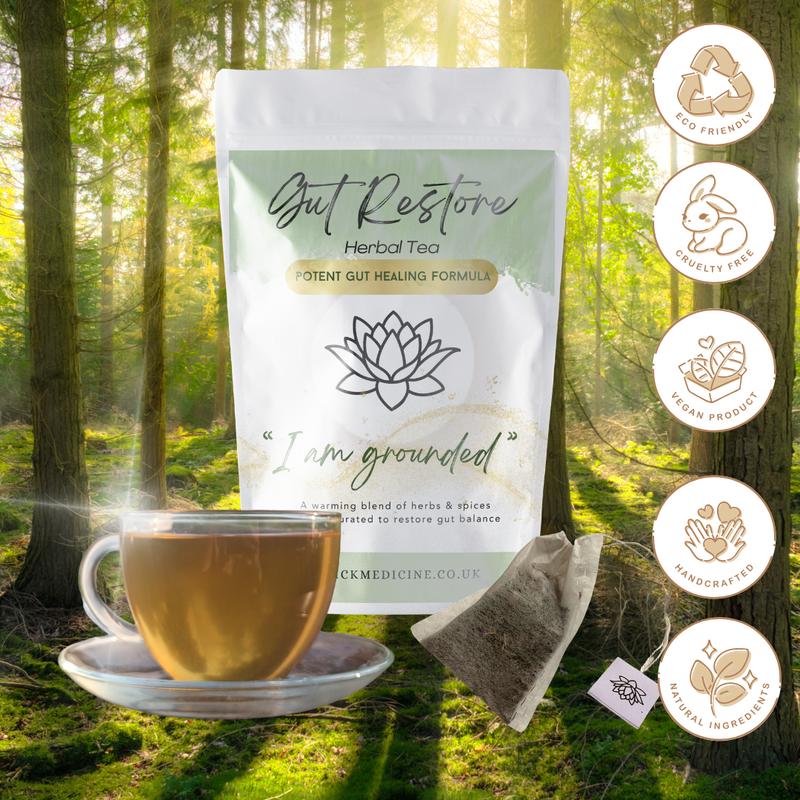 FLAT TUM-T Herbal Beverage, Cinnamon & Sweet Rose Petals, Natural, Marshmallow Root & Leaf body tea tummy 7