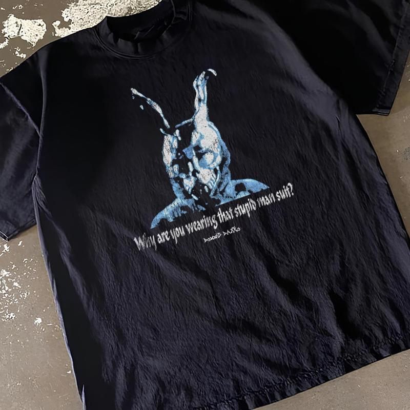 Donnie Darko Tee 90S Rock Y2K Style Cute Casual Y2K Women'S Cotton Tee With Sassy Design Top Womenswear 1