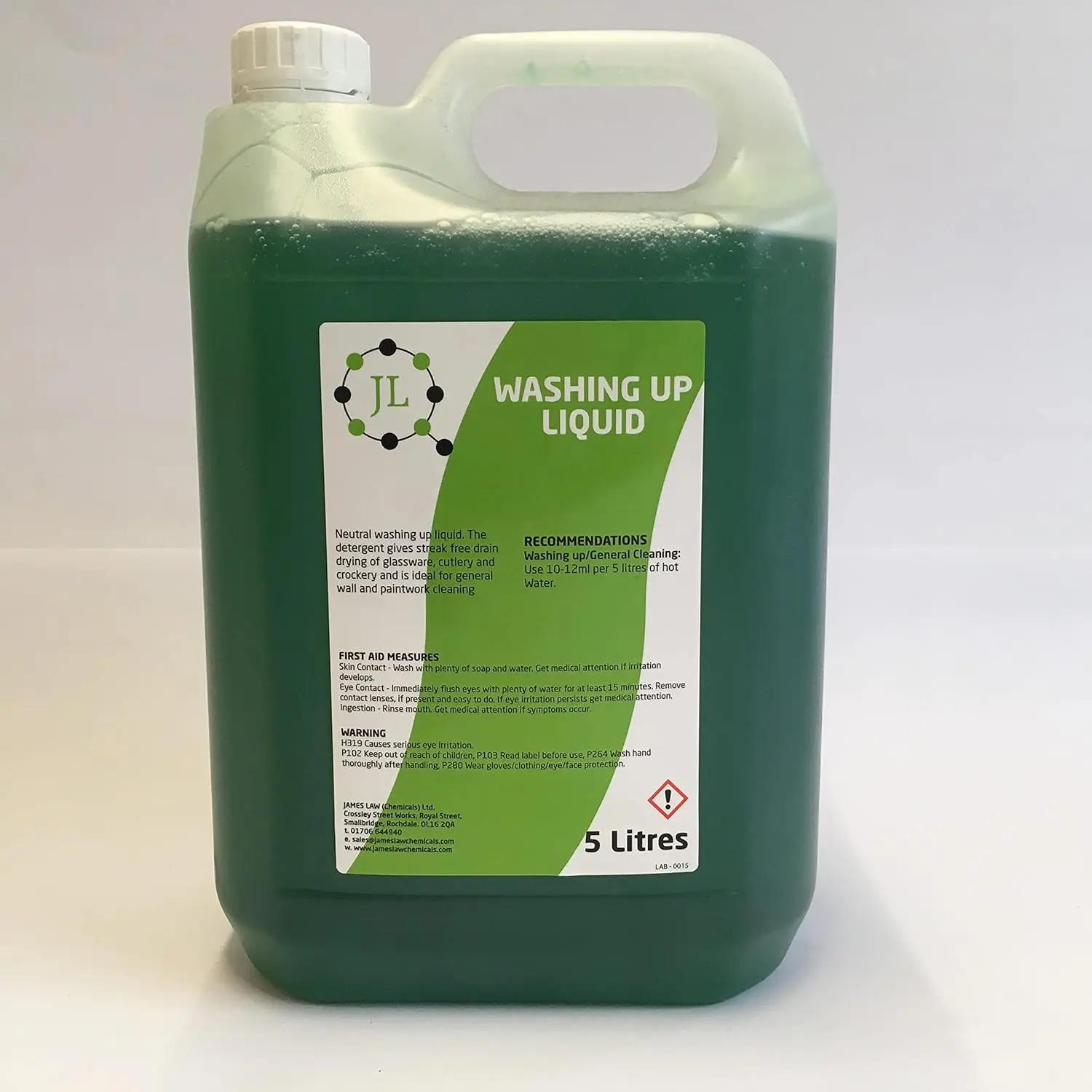 NWJP Commercial Washing up Liquid 5 Litres