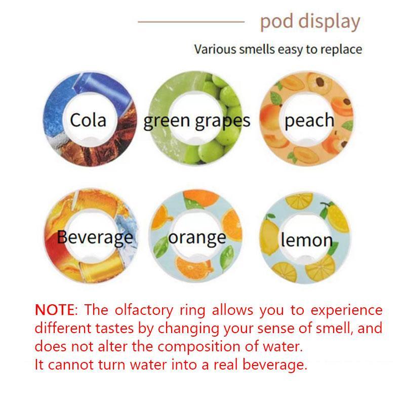Flavored Water Bottle with 7 Flavour Pods Air Water Up Bottle, Frosted Black 650ml Air Starter Up Set Water Cup for Camping Sport Drinkware Portable Reusable Straw 2