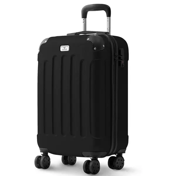 LUGG 20 Inch Skywander Lightweight Travel Cabin Bag - Carry On Approved Suitcase, ABS Shell Protection, Water Resistant & Safe Locking System - Easyjet Overhead Compliant (55x20x35cm) 5