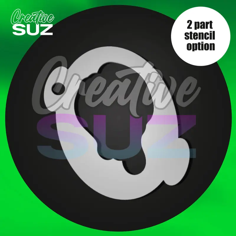 Smiley Rave Graphic Stencil - Face Body Painting - Mylar Reusable 4