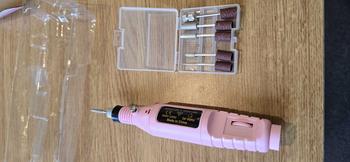 Product Review of Electric Nail Drill Kit, Professional Manicure Kit for Acrylic Nail Gel, Portable Adjustable Speed Electric Manicure Pedicure Kit Nail Drill Polishing Shape Machine for Women Girls, Nail Art Pen for Christmas Gift from z**i 0