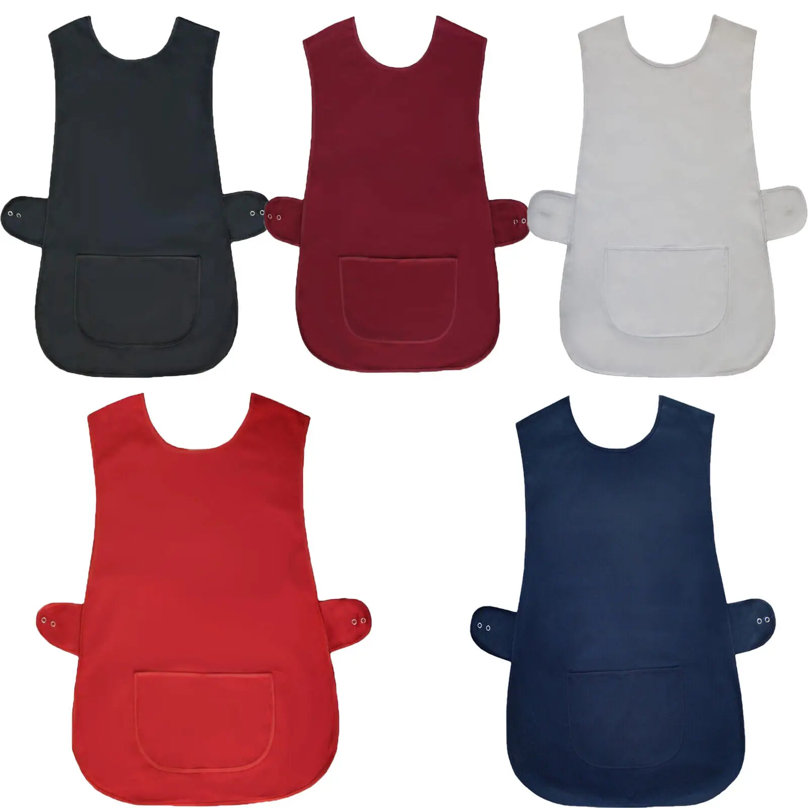 Ladies Tabard Apron with Pocket - Premium Overall for Kitchen Cleaning, Catering, and Chef Bar Work - Cotton