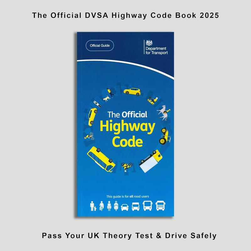UK Driving Theory Test Kit: Includes The Highway Code Book 2025 UK + 78 Road Signs Flash Cards. Official DVSA/DVLA Books for 16th, 17th, 18th Teenage Girls & Boys Birthday Gifts 2