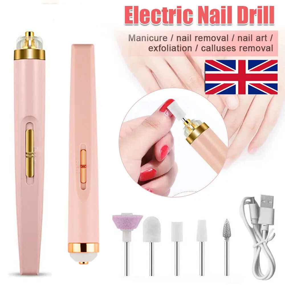 Electric Nail Drill File Machine Toe Finger Nails Sander Polisher Manicure Care