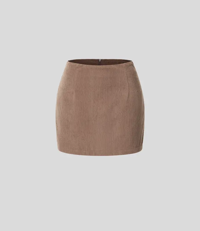 Halara High Waisted Invisible Zipper 2-in-1 A Line Mini Corduroy Casual Skirt, Built-in Shorts Skirt, Comfy Casual Outfits #DealDrops #TravelTok 7