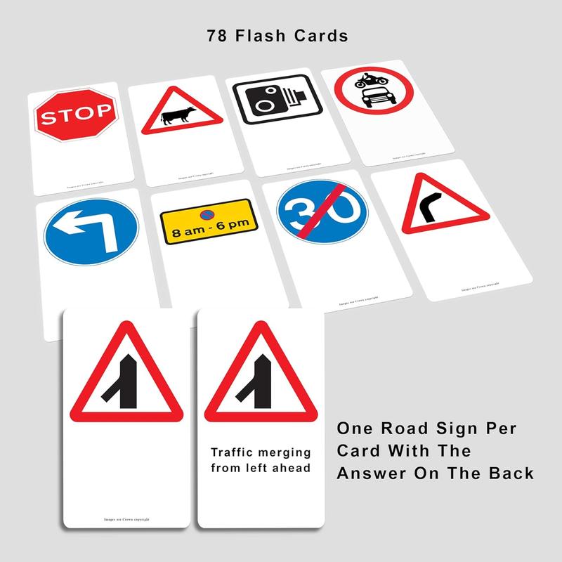 UK Driving Theory Test Kit: Includes The Highway Code Book 2025 UK + 78 Road Signs Flash Cards. Official DVSA/DVLA Books for 16th, 17th, 18th Teenage Girls & Boys Birthday Gifts 3