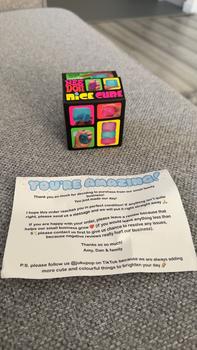 Product Review of NeeDoh Nice Cube Anti Stress Sensory ADHD Fidget Toy, 3 Translucent Colors (1 sent), Non-toxic Maltose Sugar from R**R 0