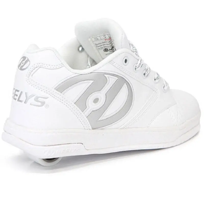 Heelys Propel boys girls shoes White Silver 4