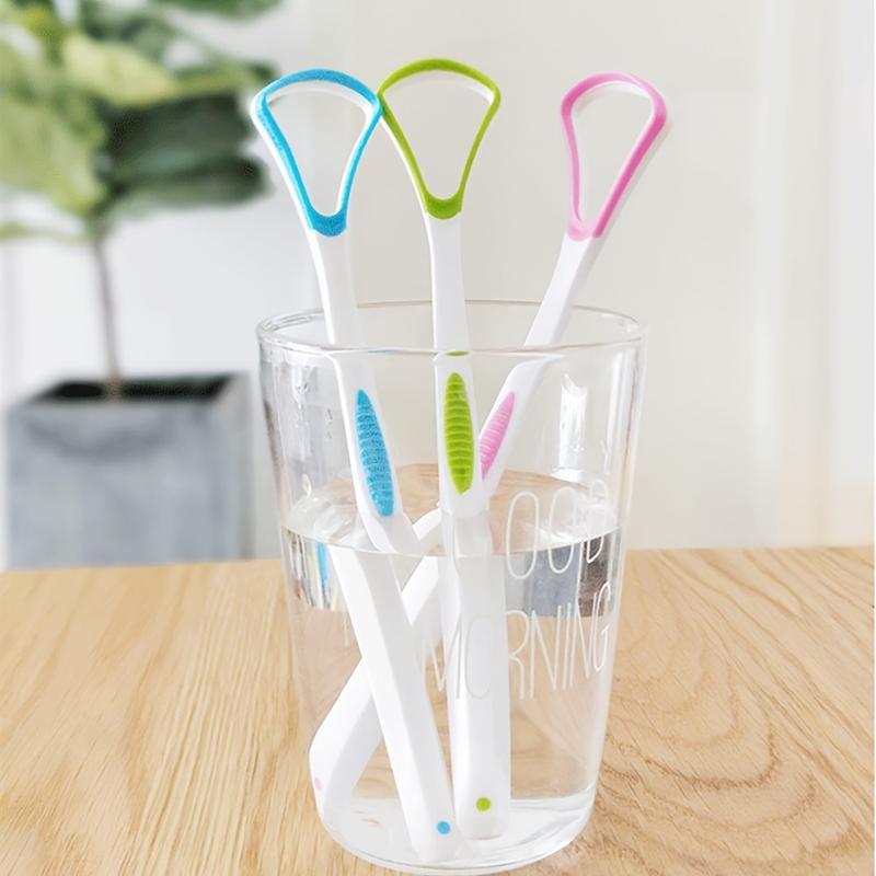 BPA-Free Silicone Tongue Scraper for Adults - Dual-Action Cleaner for Bad Breath and Oral Odor Eliminator 7
