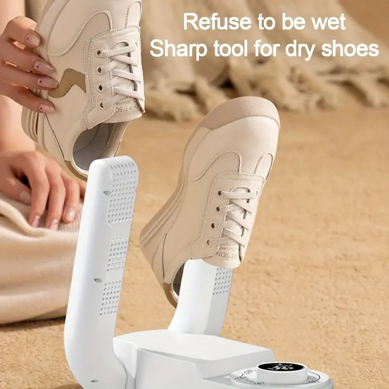 1pc American Standard Shoe Dryer, Foldable Hot Air Circulation, 110V Plug-in for Wet, Stinky, and Cold Weather Shoes 1