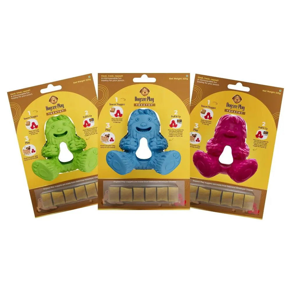 Yetti Dog Toy with 5 Refills - Perfect for Keeping Your Pet Entertained