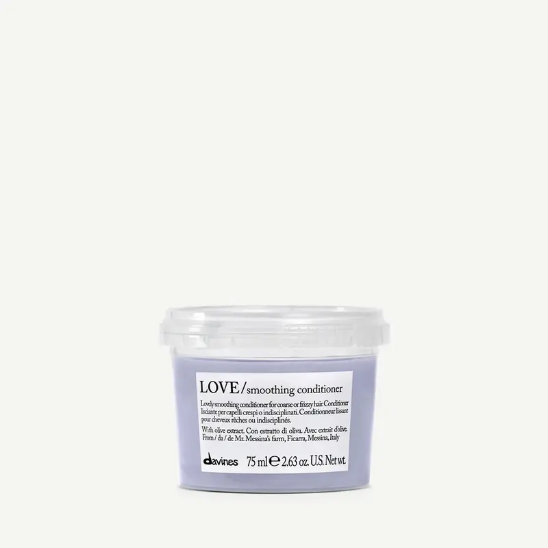 Davines LOVE Smoothing Conditioner 250/75ml - Smoothing conditioner to tame coarse or frizzy hair 1