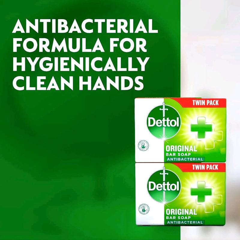 12x 100g Dettol Soap Bar Original Antibacterial Bar Soap Anti Bacterial Hand Wash Body Wash Body Care Skin Care Comfort Cleanser Cleansing Expire 09/2025 2