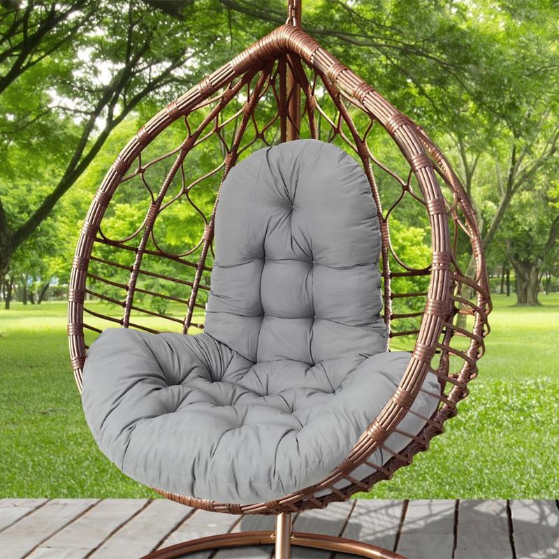 Lifeideas 6 Colors Thick Chair Seat Pad,Outdoor Tufted Hanging Egg Chair Cushion,Swing Chair Pad,Bench Cushion,Sun Lounger Rocking Cushion,Soft Basket Chair Seat Cushion,Hammock Chair Seat Pads,Sofa Cushion,Chair Seat Mat for Relaxer Patio Garden Lounge 3